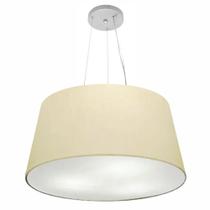 Pendente Cone Bege MJ-4063 Para Mesa de Jantar e Estar