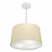 Pendente Cone Bege MJ-4156 Para Mesa de Jantar e Estar