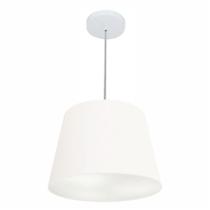 Pendente Cone Branco MJ-4246 Para Mesa de Jantar e Estar