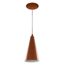 Pendente Cone Lowcost Aluminio Decoracao Cobre