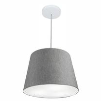 Pendente Cone Rustico Cinza MJ-4246 Para Mesa de Jantar e Estar