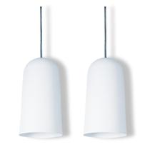 Pendente Copo Max Branco Kit com 2