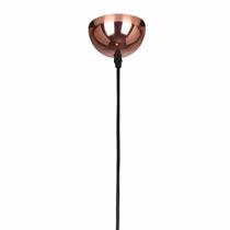 Pendente copper cobre e preto (d)32cm (a)35cm 1xe27 40w - xn001