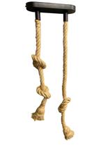 Pendente Corda Duplo 1m Canopla Única Sisal Rústico Retrô