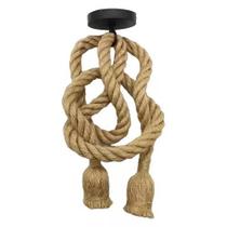 Pendente Corda Rústico Duplo 3 Metros P/ Lâmpada Led