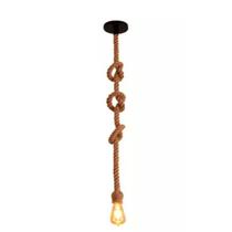 Pendente Corda Sisal Designer Rústico 2 metros Luminária Decoração Pendente Corda Sisal Designer Rústico 2 metros Luminária Decoração