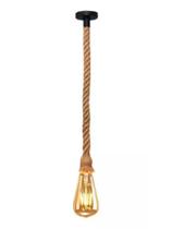 Pendente Corda Sisal Rústico Cabo 1 Metro (Acompanha Lâmpada de Filamento ST64) Pendente Corda Sisal Rústico Cabo 1 Metro (Acompanha Lâmpada de Filamento ST64)