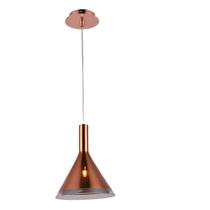 Pendente Corneta 1 Lamp. G9 - Cobre Ref:OD018b Bella Pendente Corneta 1 Lamp. G9 - Cobre Ref:OD018b Bella