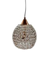 Pendente Cristais Ouro Rose 26cm 2G9 PE-032/2 Mais Luz
