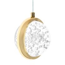 Pendente cristal gold dourado