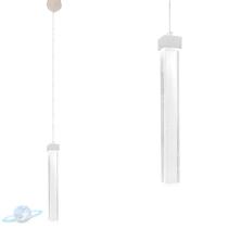 Pendente Cristal Quadrado Bolhas Led Integrado 3 Cores Bivolt 30cm Pendente Cristal Quadrado Bolhas Led Integrado 3 Cores Bivolt 30cm