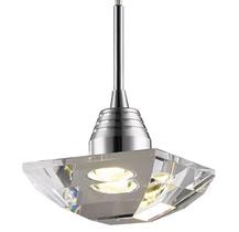 Pendente Cristal Transparente 9cm Led 3W 3000K Bivolt PE-006/1.12 Mais Luz Pendente Cristal Transparente 9cm Led 3W 3000K Bivolt PE-006/1.12 Mais Luz