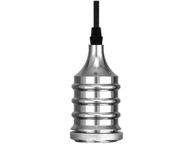 Pendente Cromo E27 Taschibra Dot Metal Wave