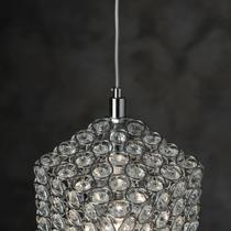 Pendente Cubo Pequeno De Cristal Hevvy - Cromado My 94644/h1