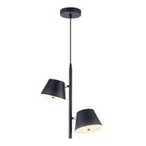 Pendente Cupola Metal Preto Fosco 2 Lâmpadas G9 Bivolt OR1202 Orluce