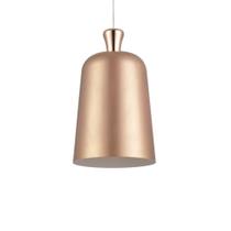 Pendente Cupula Bell Cobre/Branco 23cm - Avant