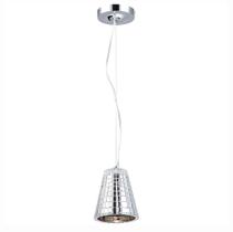 Pendente Cupulas Em Vidro Cromo Metal Cromado Md4241/1sch