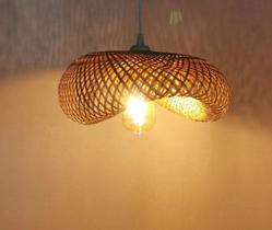 Pendente de Bambu 42cm 1E27 Pendente de Bambu 42cm 1E27