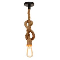 Pendente de Corda Retro Vintage Country 93Cm Soquete/Bocal E27 Pendente de Corda Retro Vintage Country 93Cm Soquete/Bocal E27