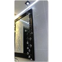 Pendente de cristal 10x10cm x 120cm altura