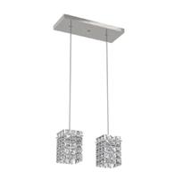 Pendente De Cristal L30X12Cm Mesa Balcão