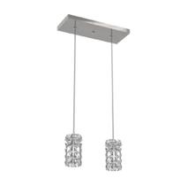 Pendente De Cristal Legitimo 30X12Cm Passa Prato Mesa Pendente De Cristal Legitimo 30X12Cm Passa Prato Mesa