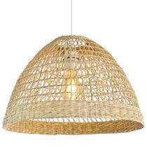 Pendente De Fibra Natural Junco Artesanal Cabeceira Nat48