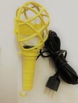 Pendente De Luz Gaiola Plástica Com Pino - Bivolt - 5 Metros