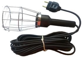 Pendente De Luz P/uso Diversos Fio Pp 2mts -gaiola De Arame