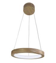 Pendente de Madeira Sirius LED 6000K Acrílico 40 cm Freijó Pendente de Madeira Sirius LED 6000K Acrílico 40 cm Freijó