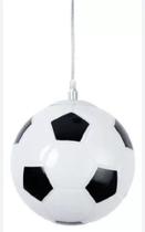 Pendente De Vidro Bola De Futebol 1 Lâmpada - 20cm - Condulai