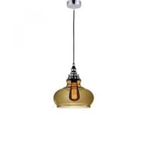 Pendente de Vidro Hoa 30,5cmx24,5cm Bella Iluminação