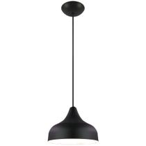 Pendente Decor Luminária Jupiter Alumínio Preto/Branco
