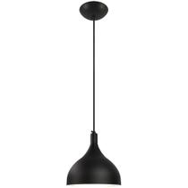 Pendente Decor Luminária King Alumínio Preto/Branco