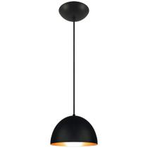 Pendente Decor Luminária Mexicano Alumínio Preto/Cobre P Pendente Decor Luminária Mexicano Alumínio Preto/Cobre P
