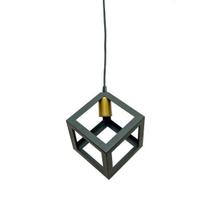 Pendente Decorativo Cube Woods