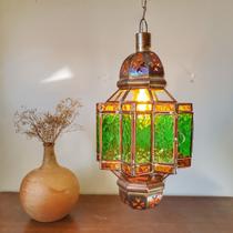 Pendente Decorativo Envelhecido Marroquino Rústico Lanterna