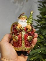 Pendente Decorativo Noel em Resina Vermelho e Verde - Decoração Natalina Pendente Decorativo Noel em Resina Vermelho e Verde - Decoração Natalina