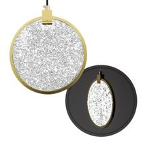 Pendente Disco Glowing Circle Dourado LED Multicor Morderno LUS-27 ST3136