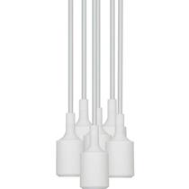 Pendente Dot Color 6x E27 Branco