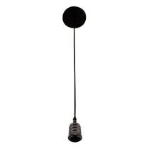 Pendente Dote Metal Wave Preto Perolado E27 Taschibra