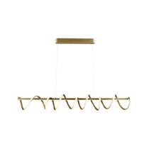 Pendente Dourado 120cm Led 97W 3000K Bivolt Pendente Dourado 120cm Led 97W 3000K Bivolt