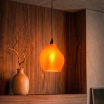 Pendente Duna Orgânico Moderno Completo de teto Lâmpada de Brinde 3000K E27 Bivolt Cabo 1 Metro Pendente Duna Orgânico Moderno Completo de teto Lâmpada de Brinde 3000K E27 Bivolt Cabo 1 Metro