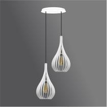 Pendente Duo - Drop Mini - Branco