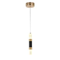 Pendente Duplo Luxo LED Preto e Dourado Bivolt 5W Pendente Duplo Luxo LED Preto e Dourado Bivolt 5W