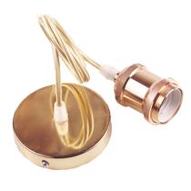 Pendente E27 Antigo Retro Vintage - Ouro Claro Pendente E27 Antigo Retro Vintage - Ouro Claro