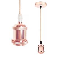 Pendente E27 Rose Cobre E27 100cm Pendente E27 Rose Cobre E27 100cm