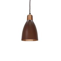 Pendente Egito Marrom/Cobre Cabo Em Tecido 13X22CM 2104T Pendente Egito Marrom/Cobre Cabo Em Tecido 13X22CM 2104T