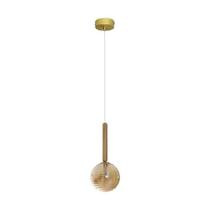 Pendente eloa 15cm 1xg9 zr136 ambar starlux