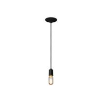Pendente em Alumínio para 1 Lâmpada Orbital Preto - Nacional Iluminação